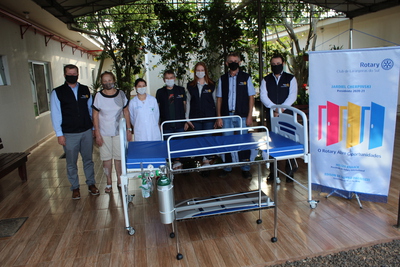 Rotary Clube de Laranjeiras do Sul entrega uma sala de saÃºde para Casa de Repouso SÃ£o Francisco Xavier